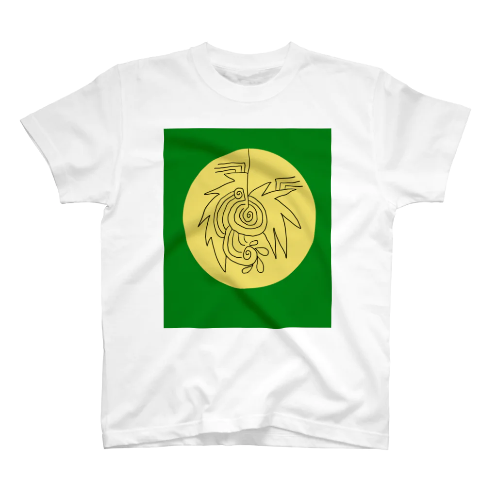 junsen　純仙　じゅんせんのJUNSENSETA（瀬田純仙）文明７円盤の石碑 Regular Fit T-Shirt