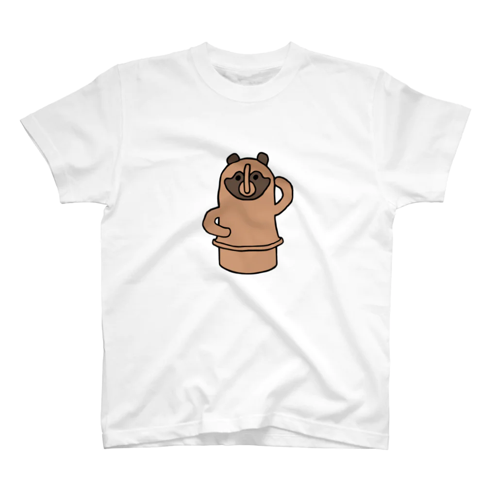 tanuki_msの埴輪タヌキ スタンダードTシャツ