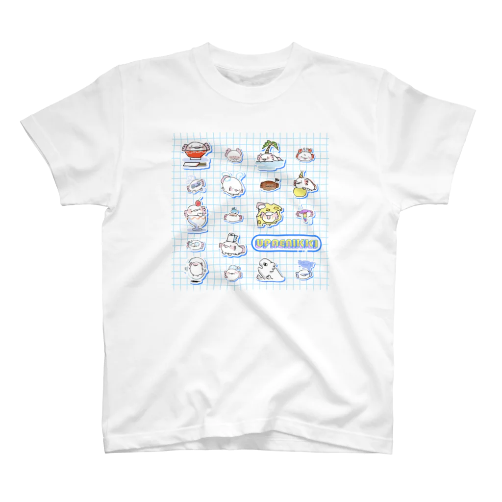 はかなシのうぱえにっき「毎日」しろver. スタンダードTシャツ