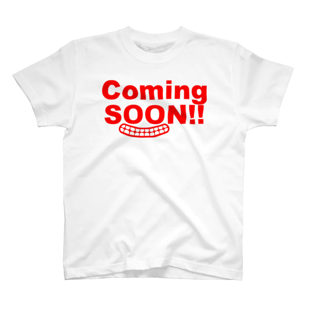 taiyaki styleのComing Soon RED Regular Fit T-Shirt