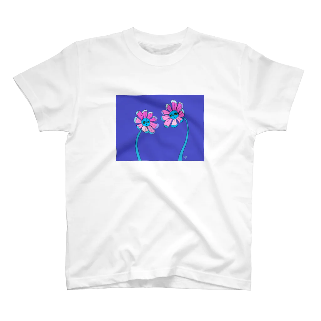 039chanのオンナノコの039chan×顔花　コラボ Regular Fit T-Shirt