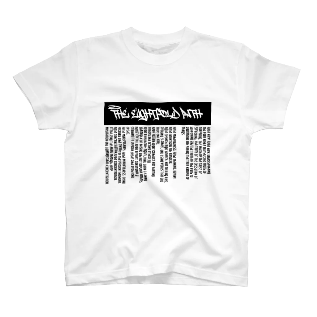 MONOQLOKOKOのThe Eightfold Path スタンダードTシャツ