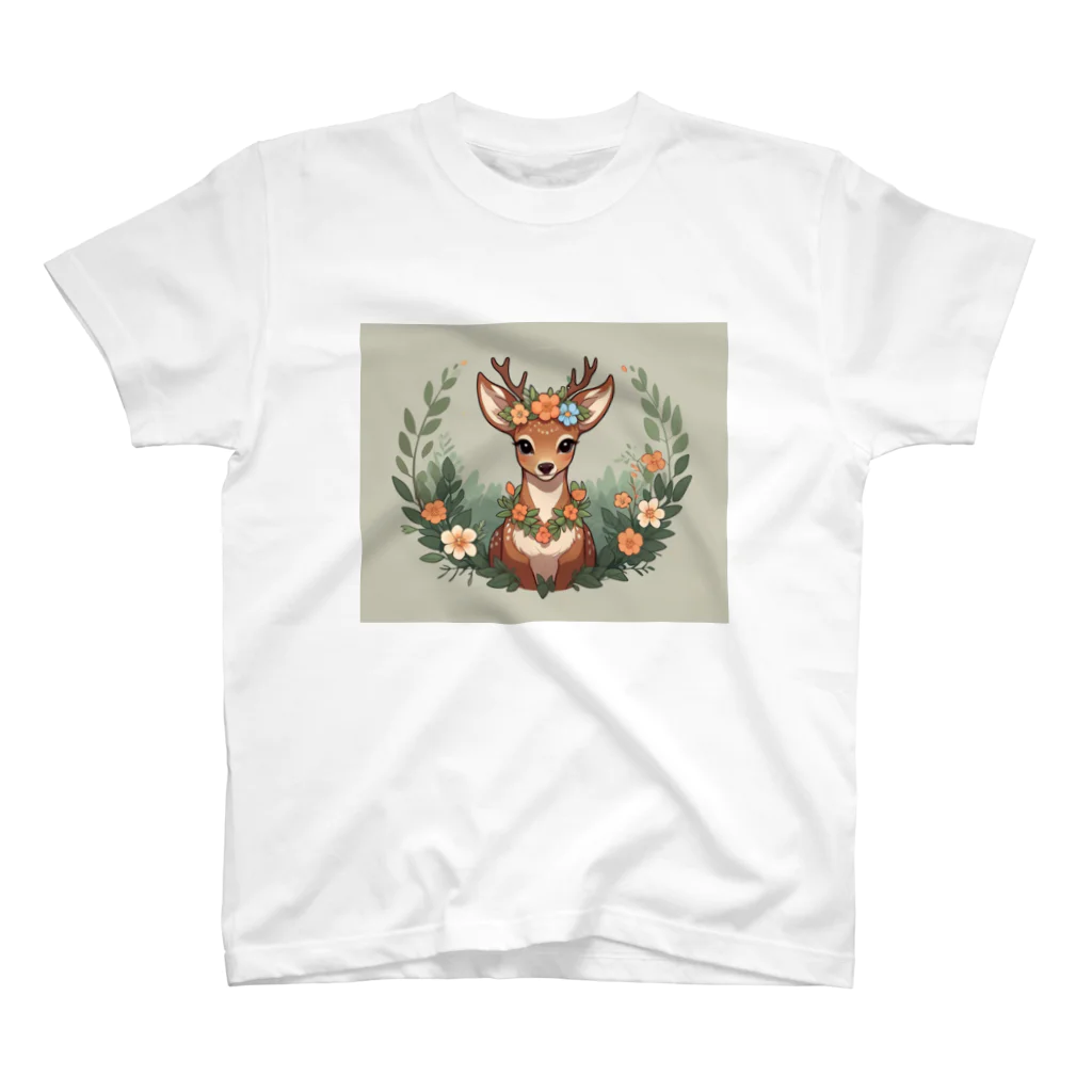 chibi_hikariのFlora Fawn スタンダードTシャツ