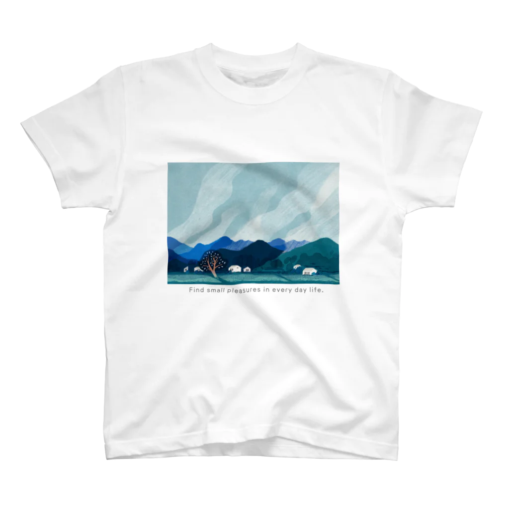 Nakanoemiの山のある風景 スタンダードTシャツ