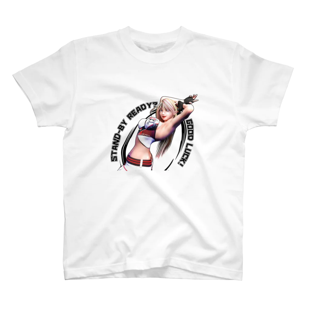 ワンプレイヤーの幸運を! STAND-BY READY? GOOD LUCK!  スタンダードTシャツ