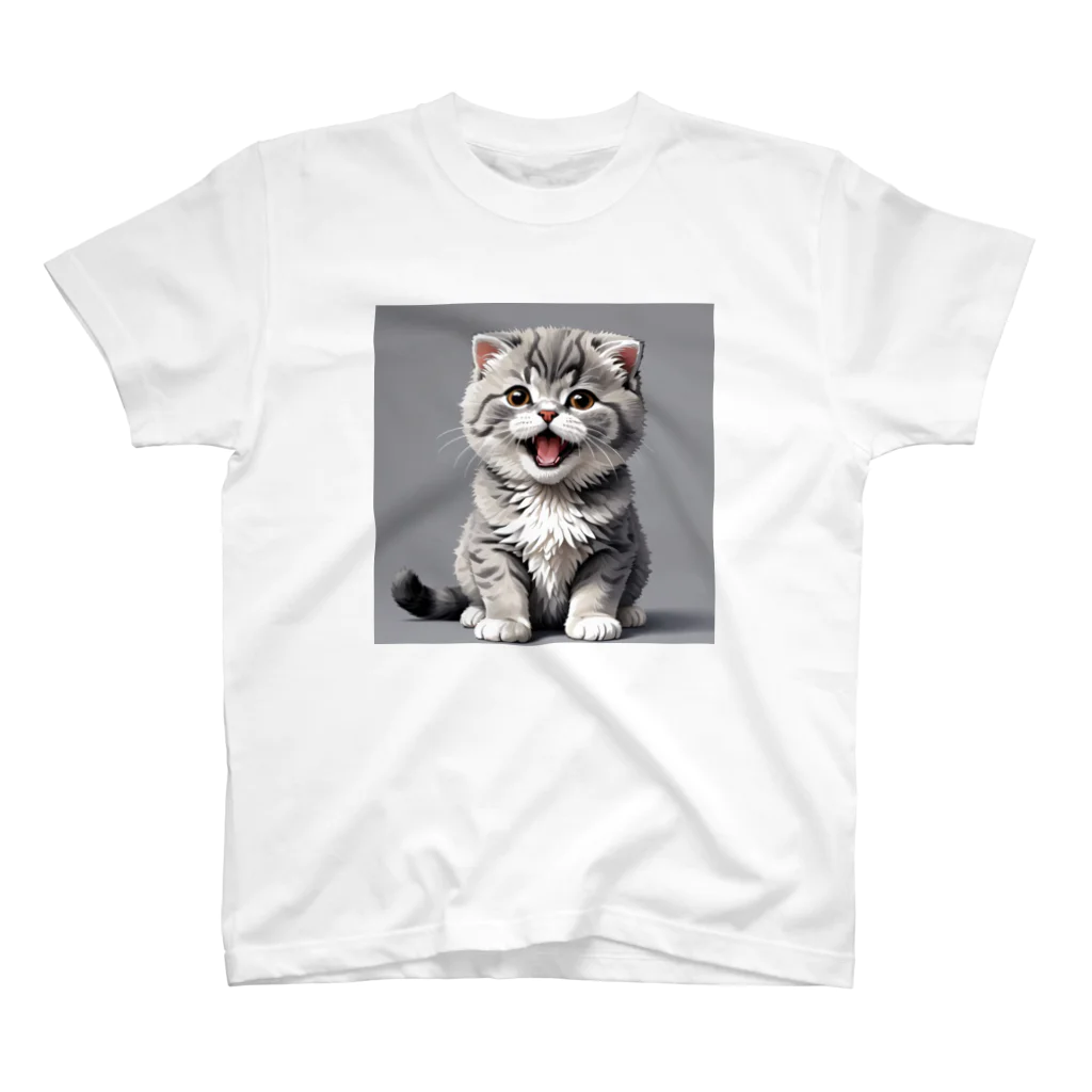 猫は正義♡の甘えん坊な子猫 Regular Fit T-Shirt