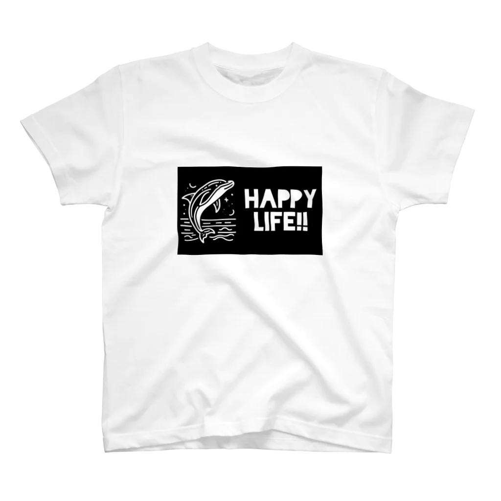 RIKUPANDAのHAPPY LIFE!! Regular Fit T-Shirt