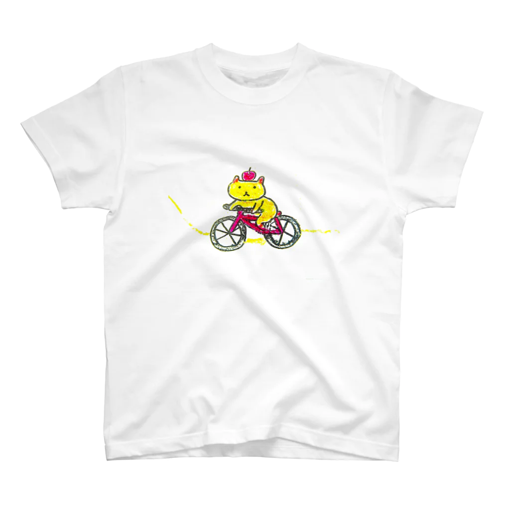 hiruneko369の自転車猫 Regular Fit T-Shirt