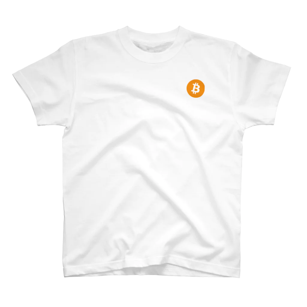 OWLCOIN ショップのBitcoin ビットコイン スタンダードTシャツ