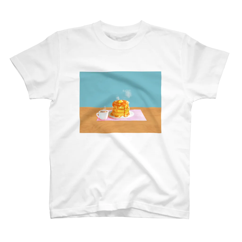 むんむんのふわふわホットケーキ Regular Fit T-Shirt