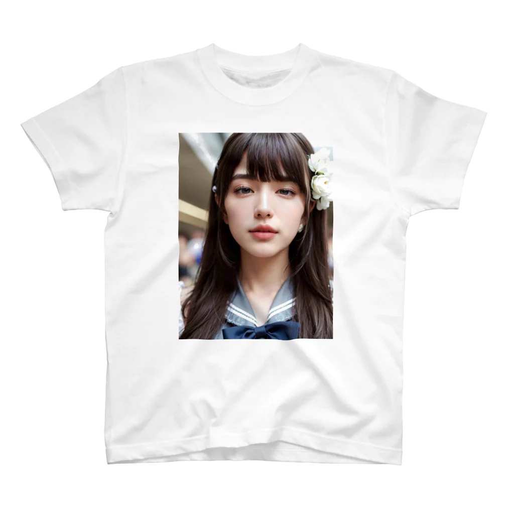 アタオカ1号のAI美少女(MK5) スタンダードTシャツ