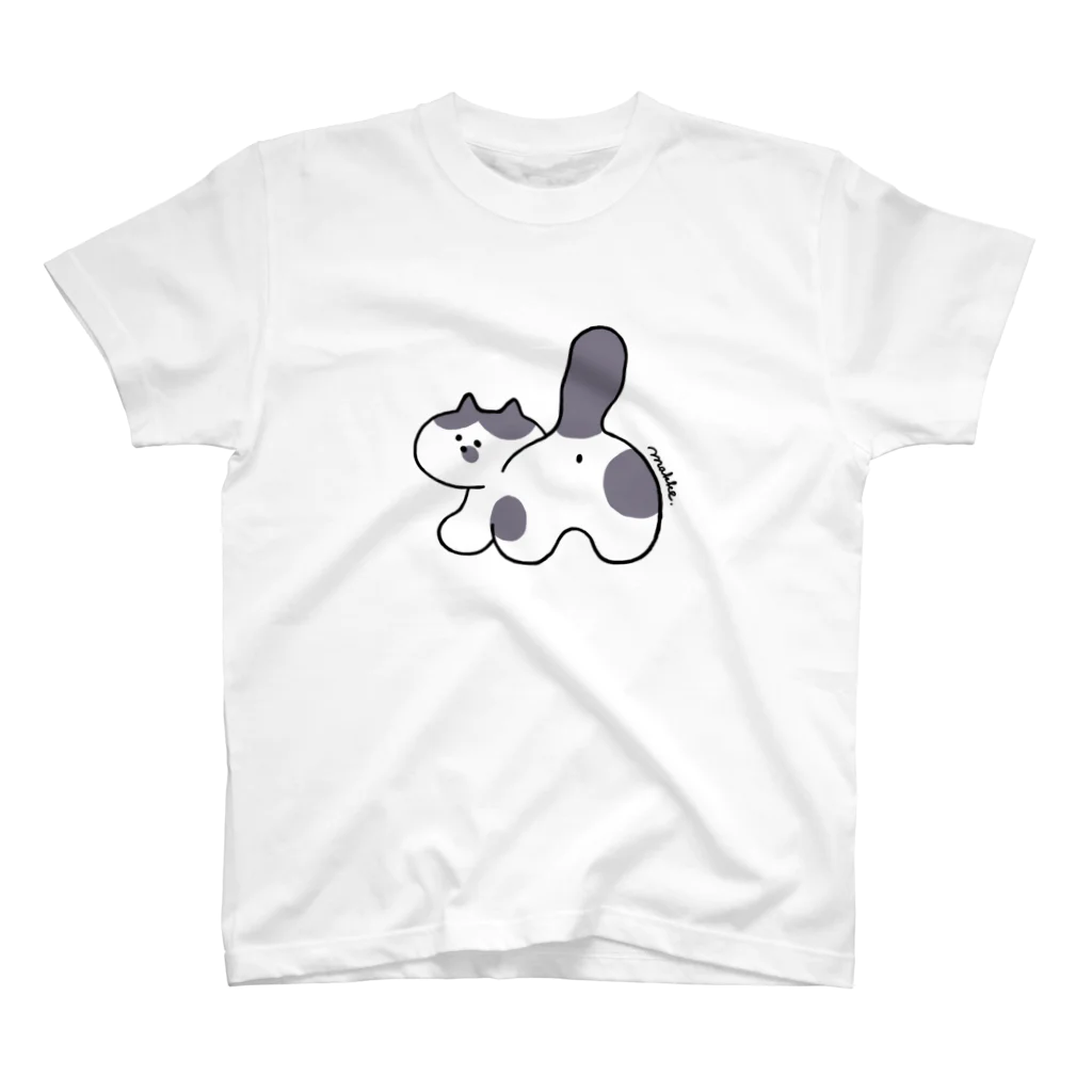 MAKKE -メッケ-のおしり（ぶち猫） スタンダードTシャツ