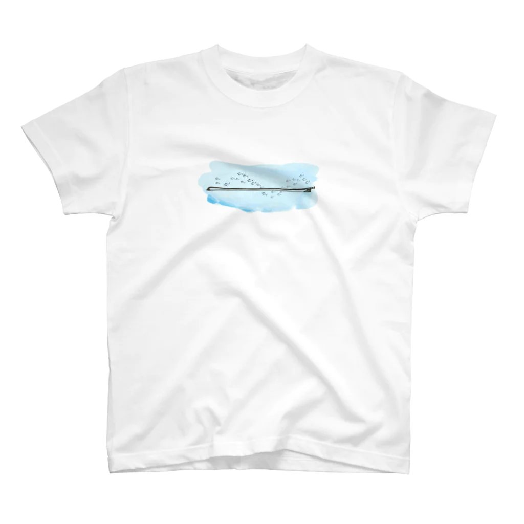 IK-aquariumの弓と魚 スタンダードTシャツ