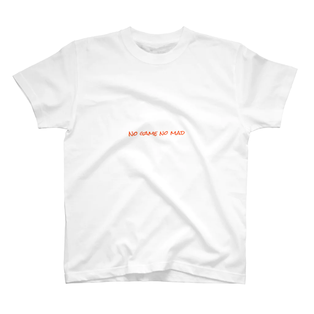 KILROYクラン公式ショップのNo game no mad orange  スタンダードTシャツ