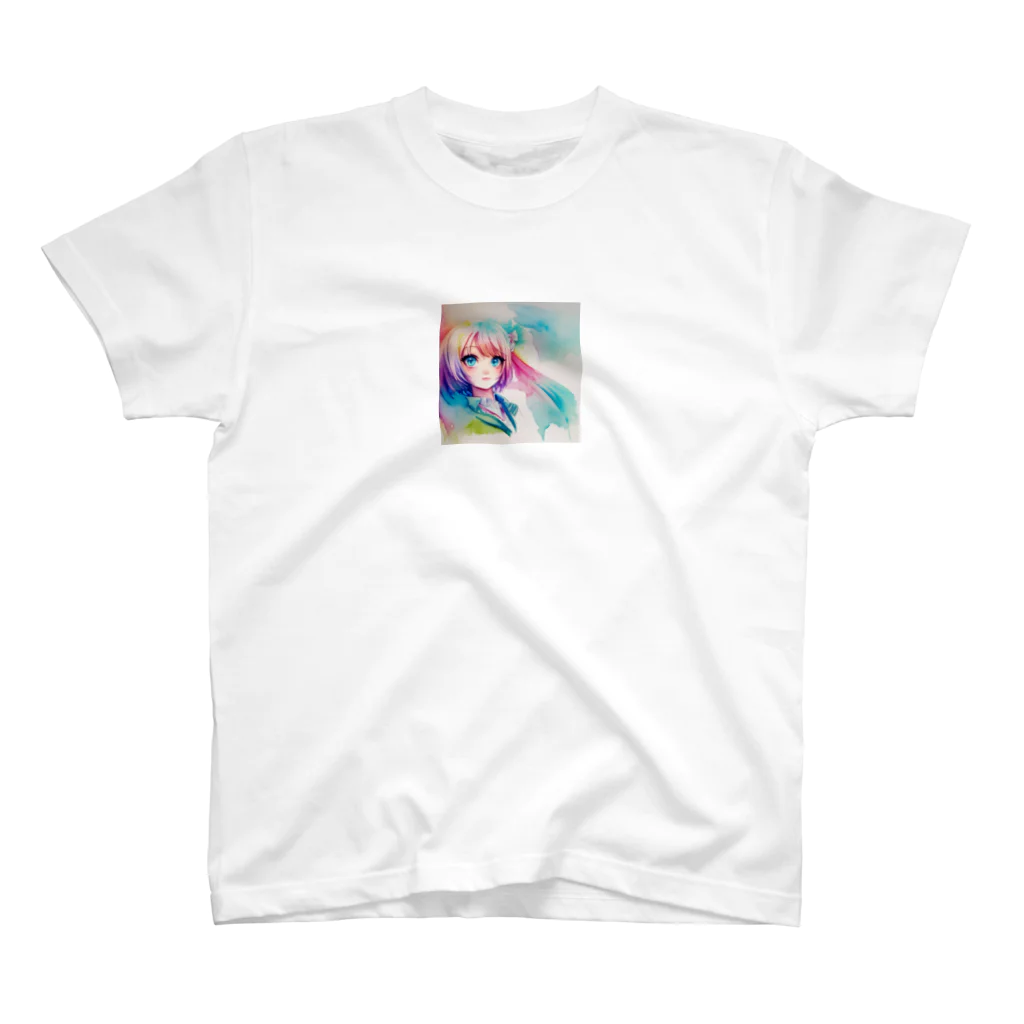 flakey108の夢見る少女(水彩) スタンダードTシャツ