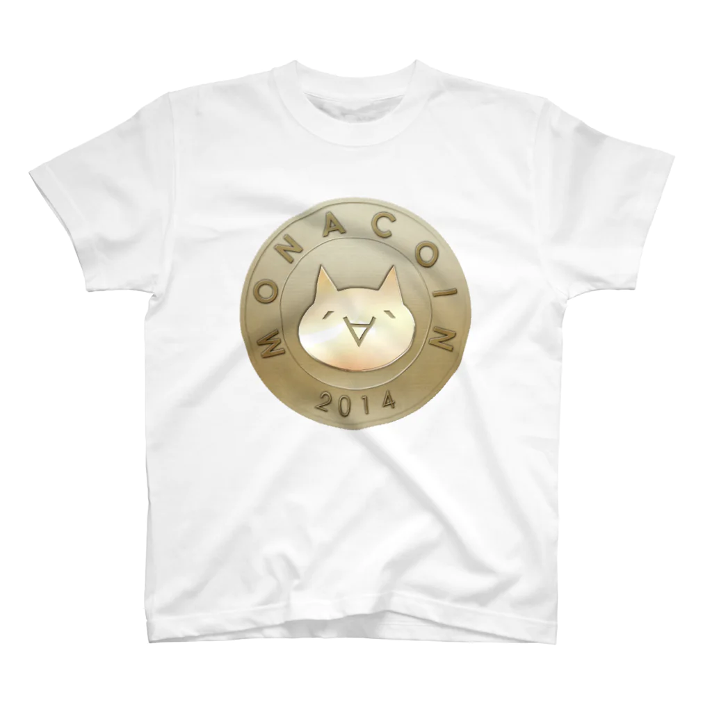 OWLCOIN ショップのMonacoin（モナコイン） スタンダードTシャツ