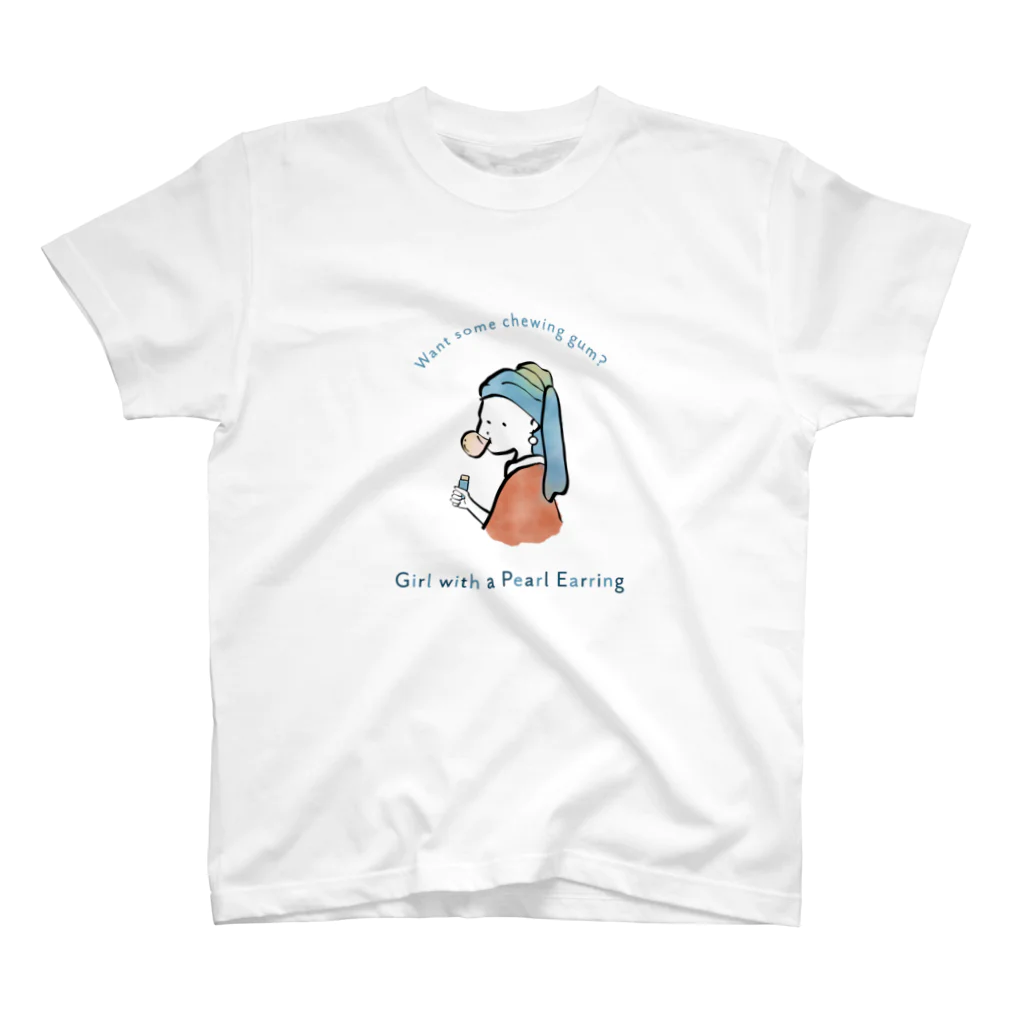 sunflw-oods サンフロウズのチューインガム少女 スタンダードTシャツ