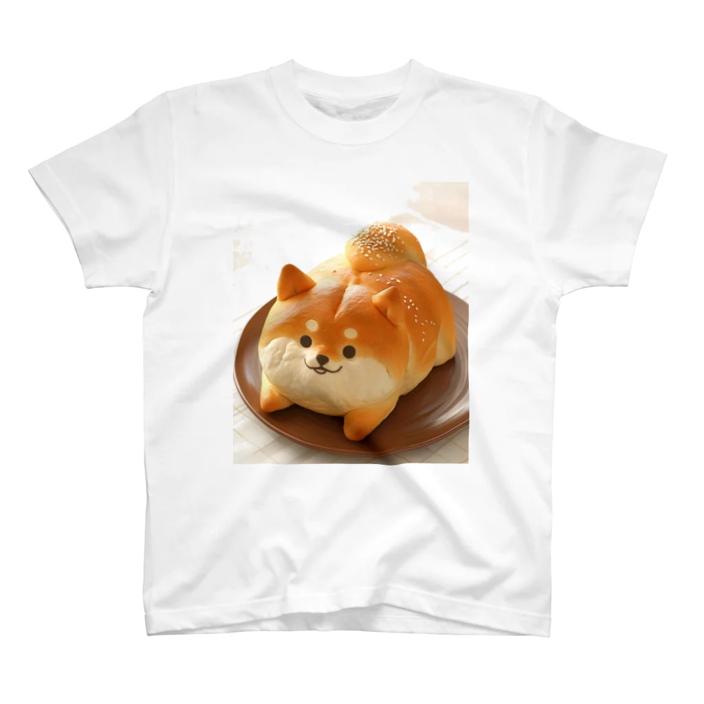 柴犬チャンスの柴犬パン Regular Fit T-Shirt