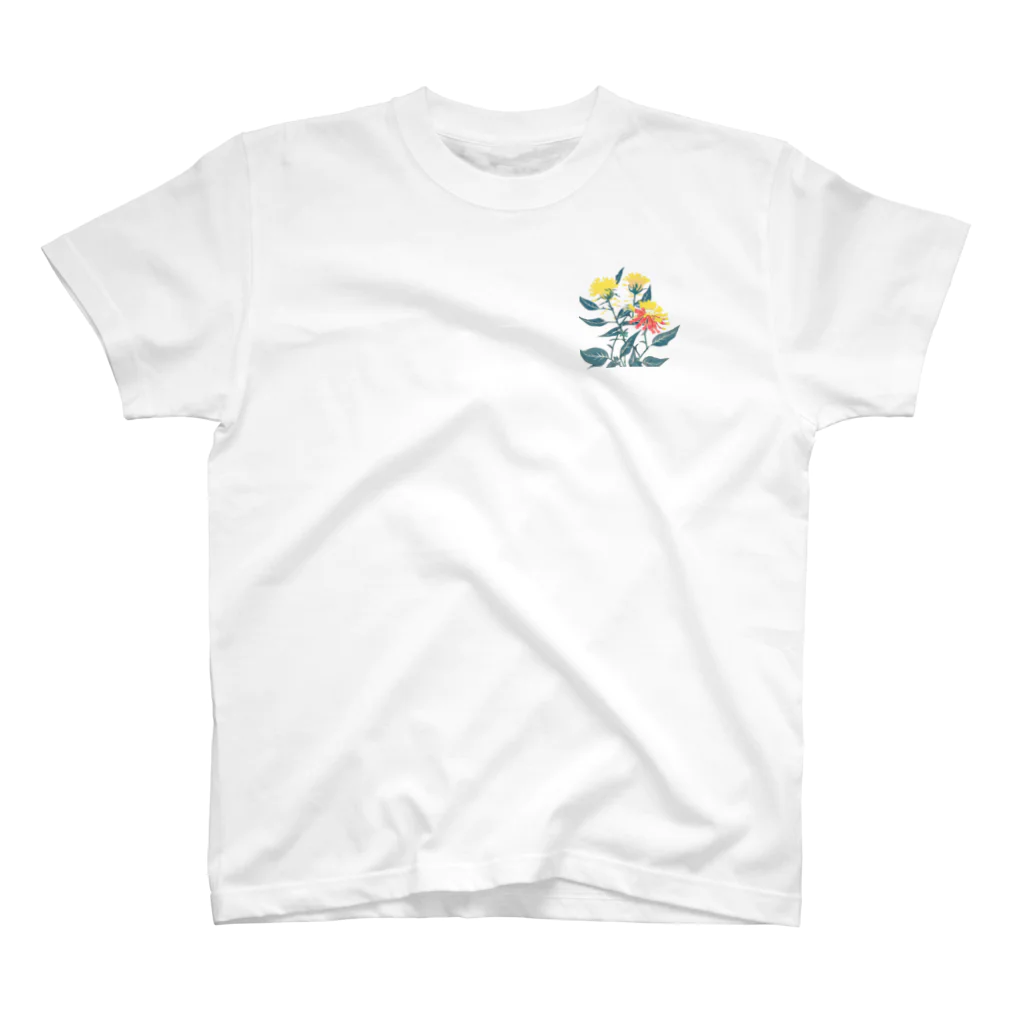 RetrowaveFlowerのRetrowaveFlower-ベニバナ- スタンダードTシャツ