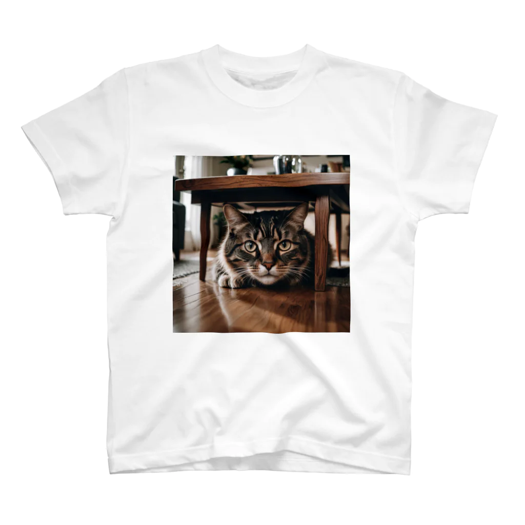 zigerparkの隠れる猫 Regular Fit T-Shirt