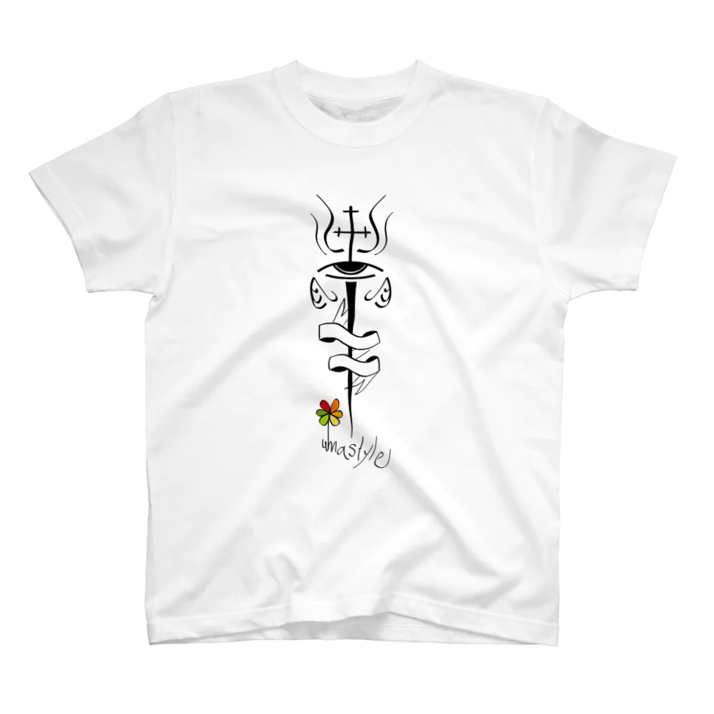 umaの花すたいる Regular Fit T-Shirt