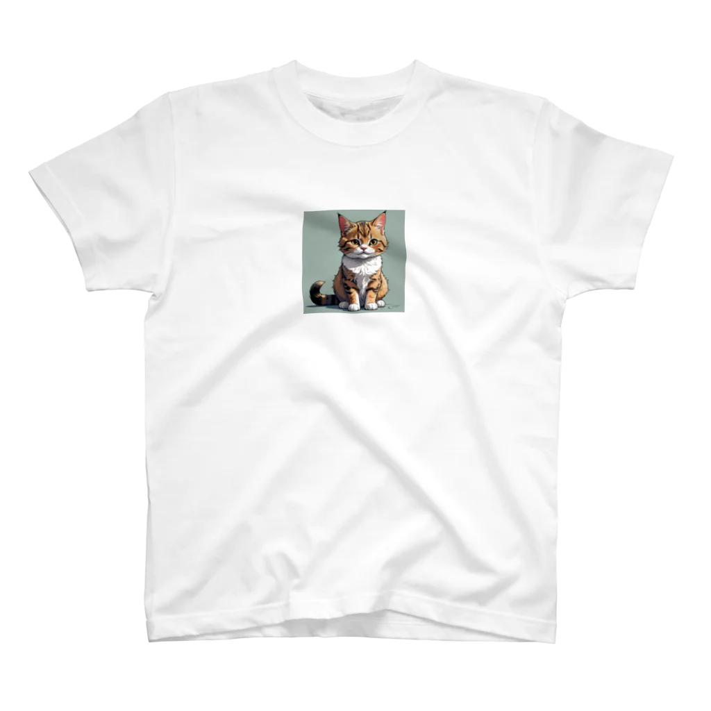 Taka Maker's のお座り子猫 Regular Fit T-Shirt