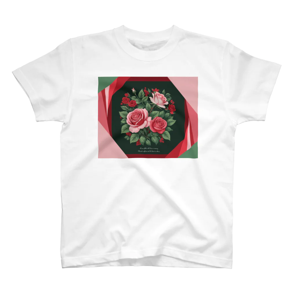 chibi_hikariのRose Regular Fit T-Shirt