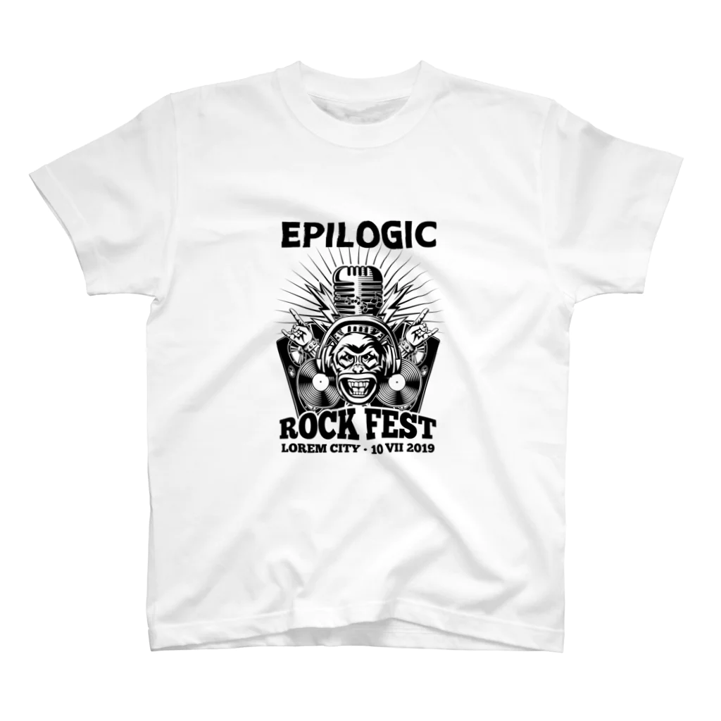 EpilogicのROCKモンキー Regular Fit T-Shirt