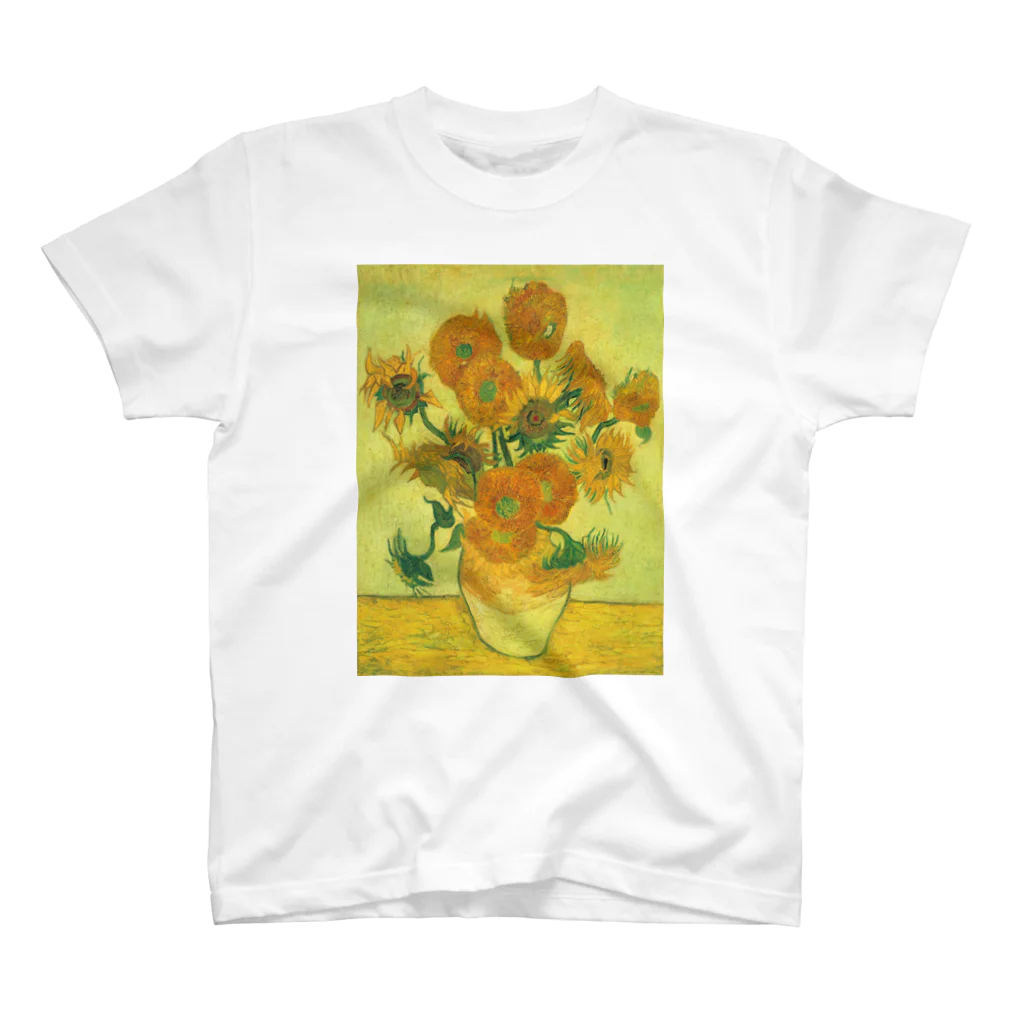 ryoryoの「ひまわり」ゴッホ　Vincent van Gogh / Sunflowers Regular Fit T-Shirt