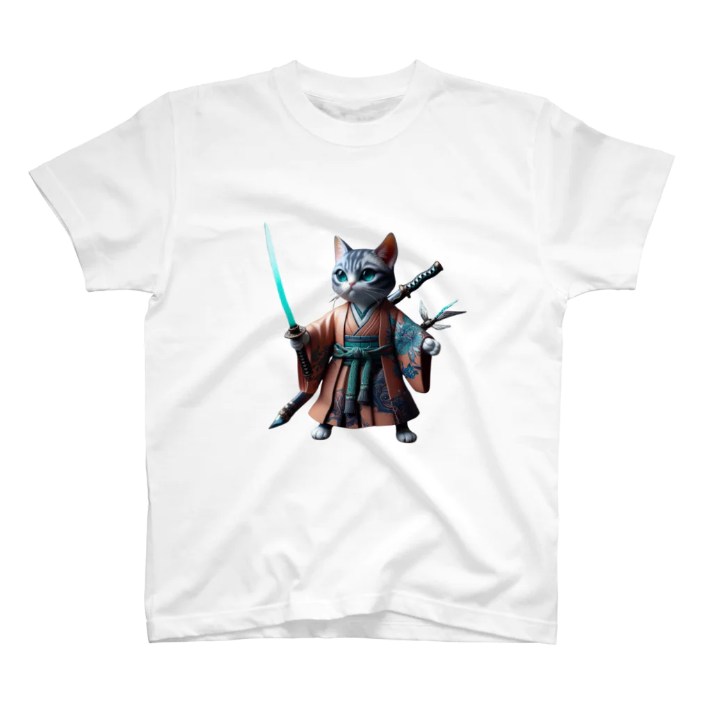 samuraicatのSamurai CAT スタンダードTシャツ