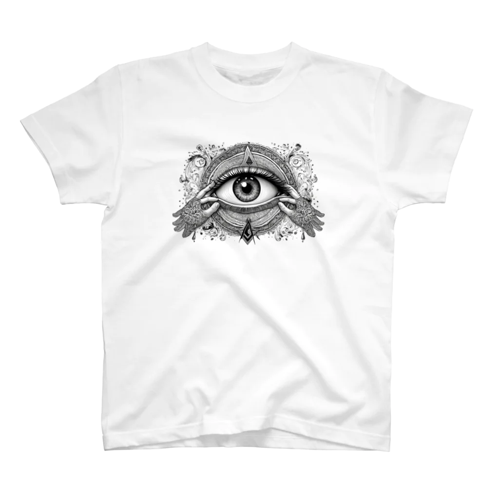 yuu_1204のSacred Geometry Eye Regular Fit T-Shirt