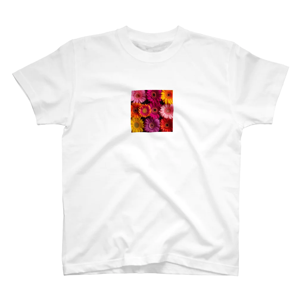 オンラインショップイエローリーフの色鮮やかな綺麗な花 スタンダードTシャツ