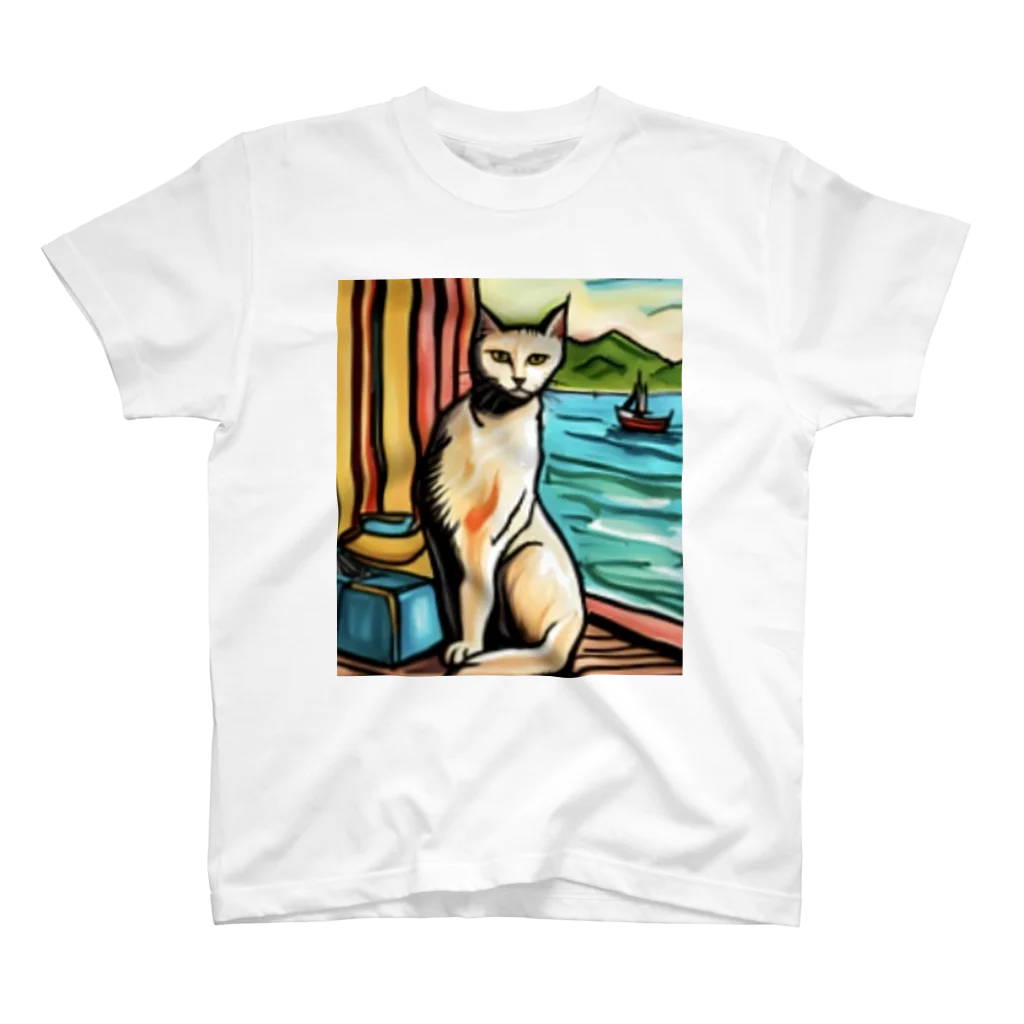 Ppit8のchaton blanc Regular Fit T-Shirt