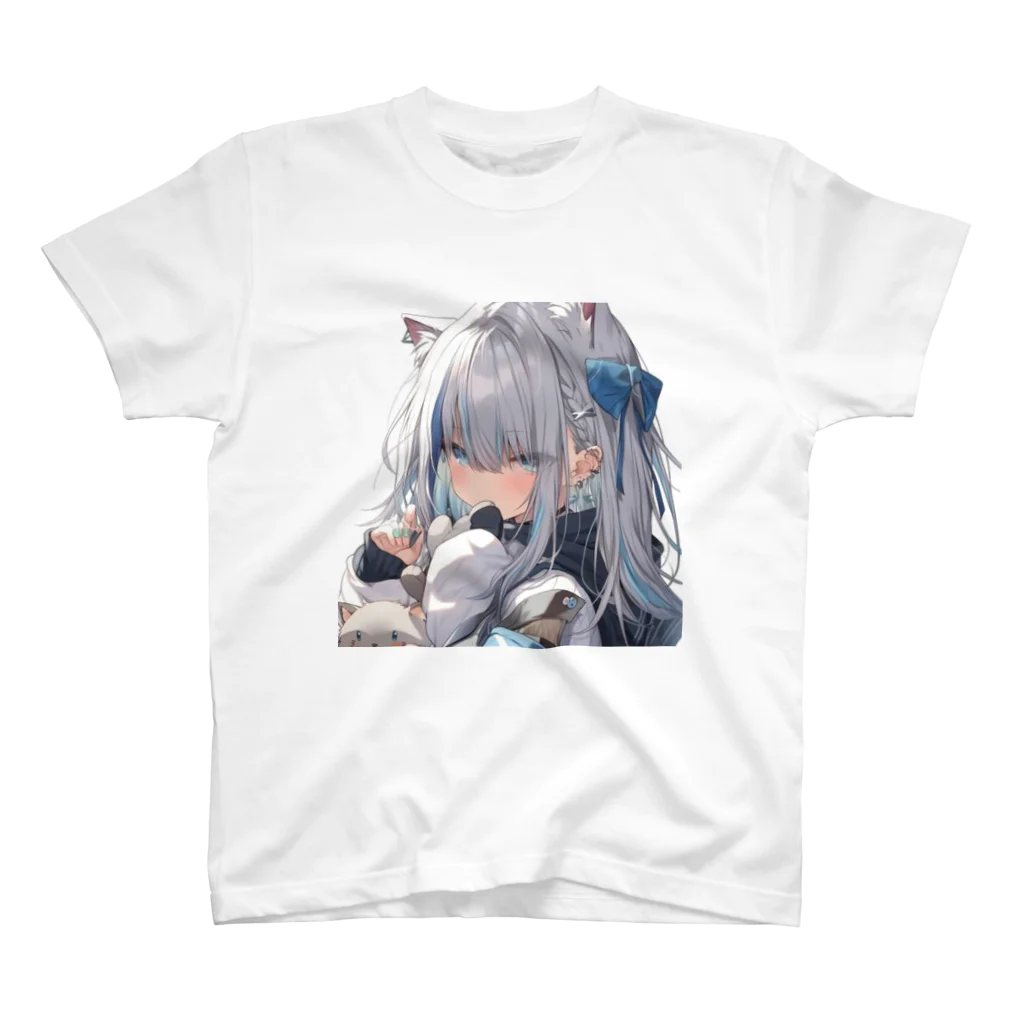 🎮猫又ルカ🍓の猫又ルカパーカー スタンダードTシャツ