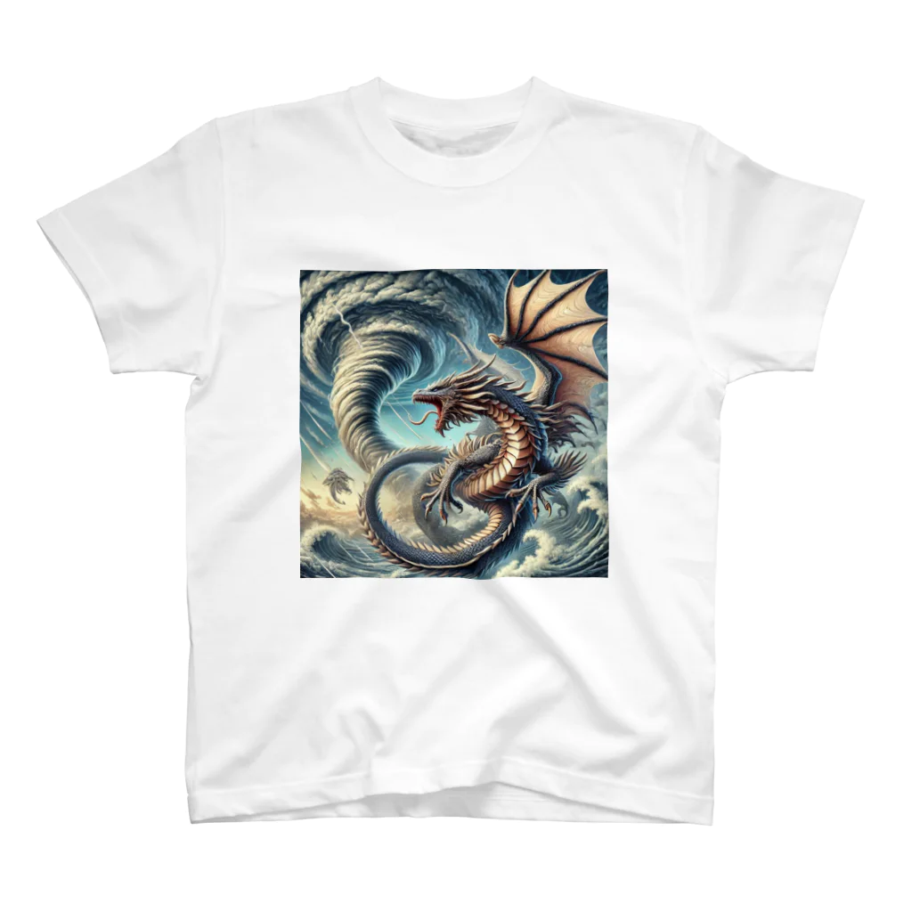 ryu1220の竜巻とドラゴン スタンダードTシャツ