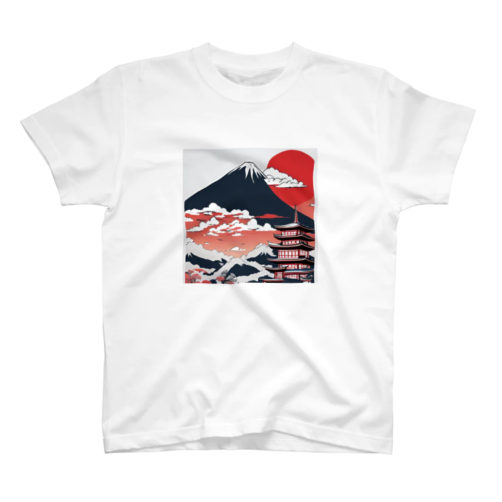 AIアイテムショップの日本の風景 スタンダードTシャツ