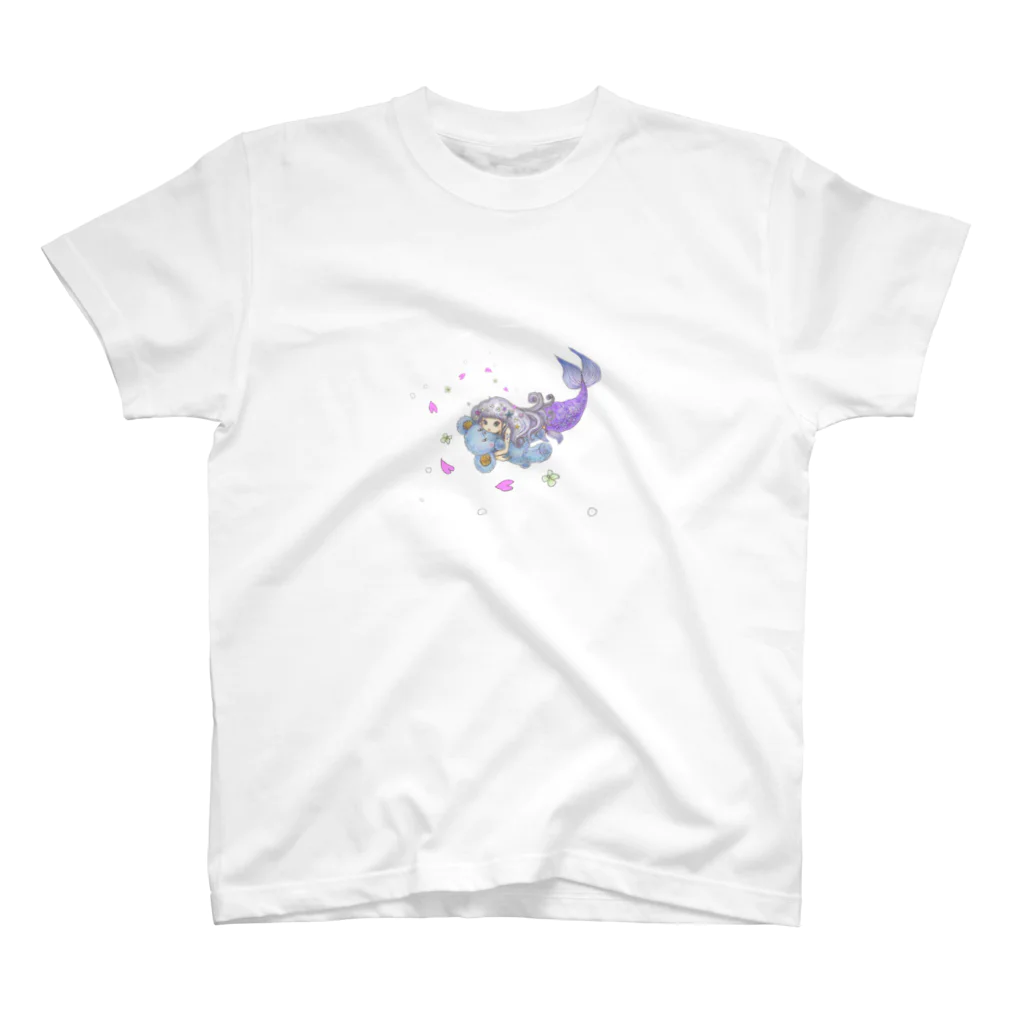 しのりとシノリー（Daydream)の人魚姫とくまちゃん2 Regular Fit T-Shirt