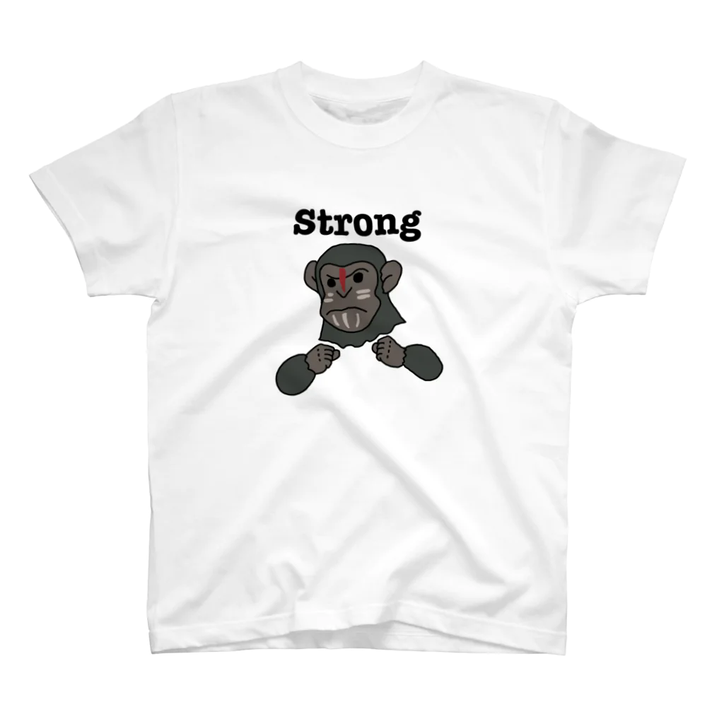 VISHNUのチンパンジーStrong! Regular Fit T-Shirt