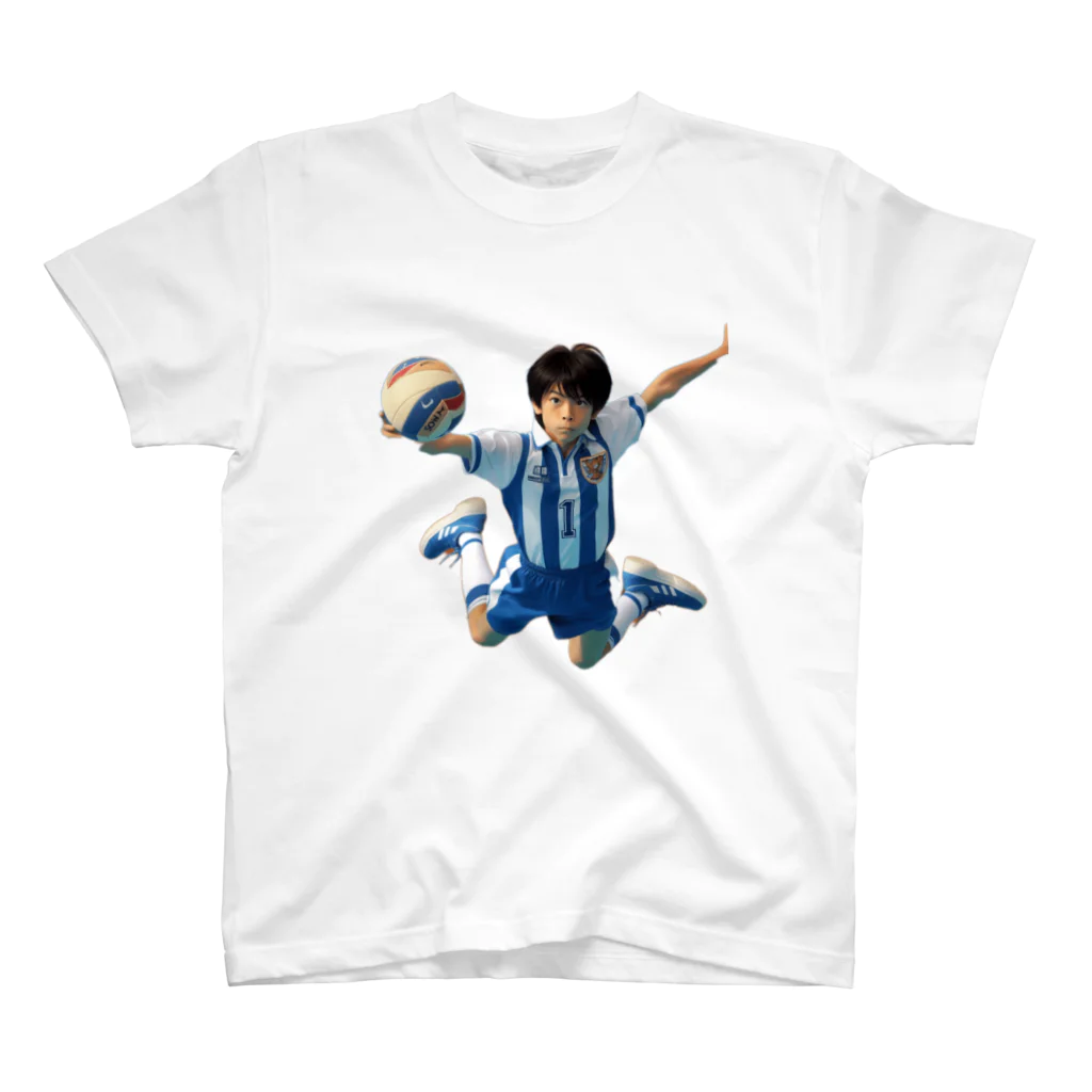 可愛い男の子イラスト販売所　By,keicyanの男の子　中学1年生　ハンドボール部 Regular Fit T-Shirt