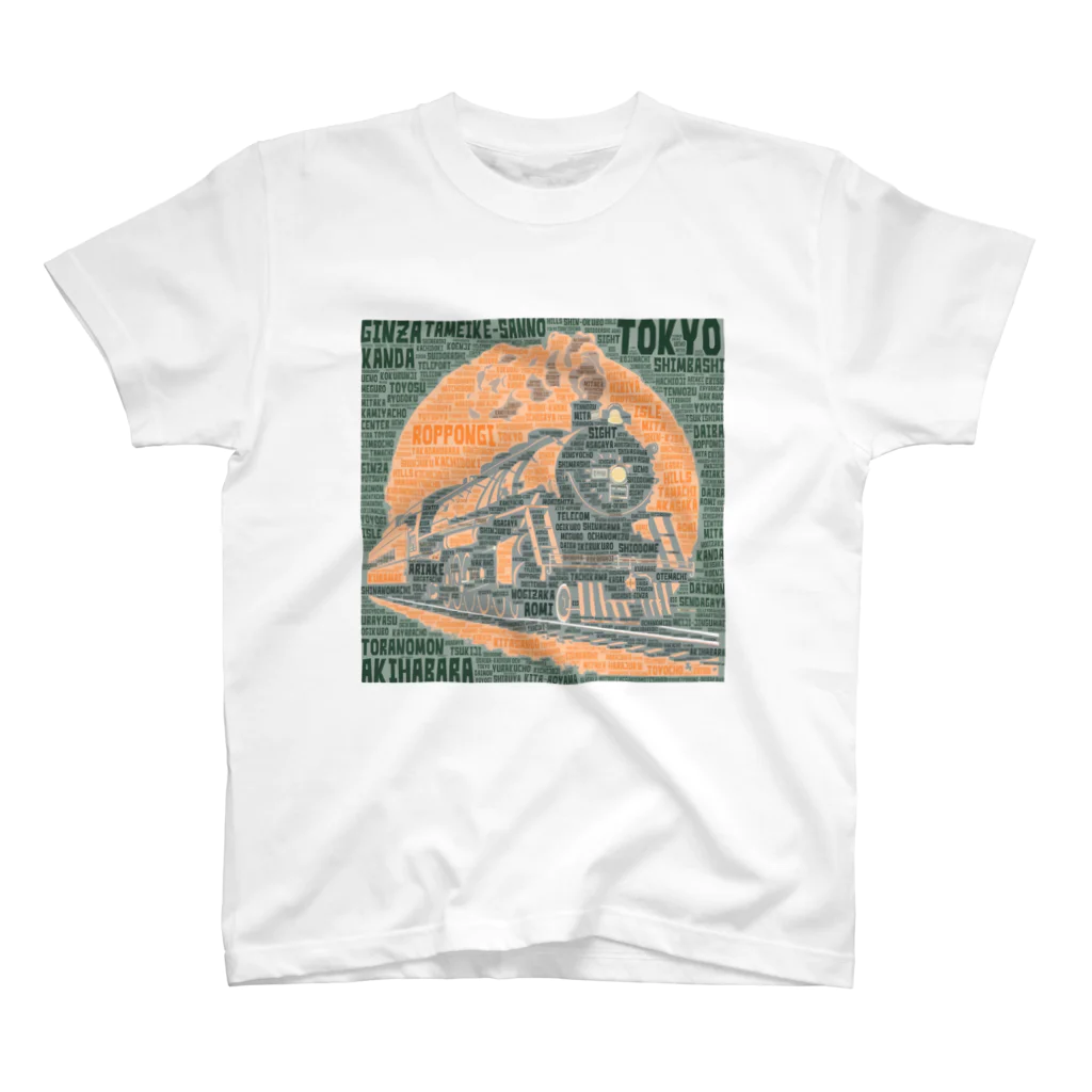 TSHIRT_LABOのword cloud train 09 Regular Fit T-Shirt