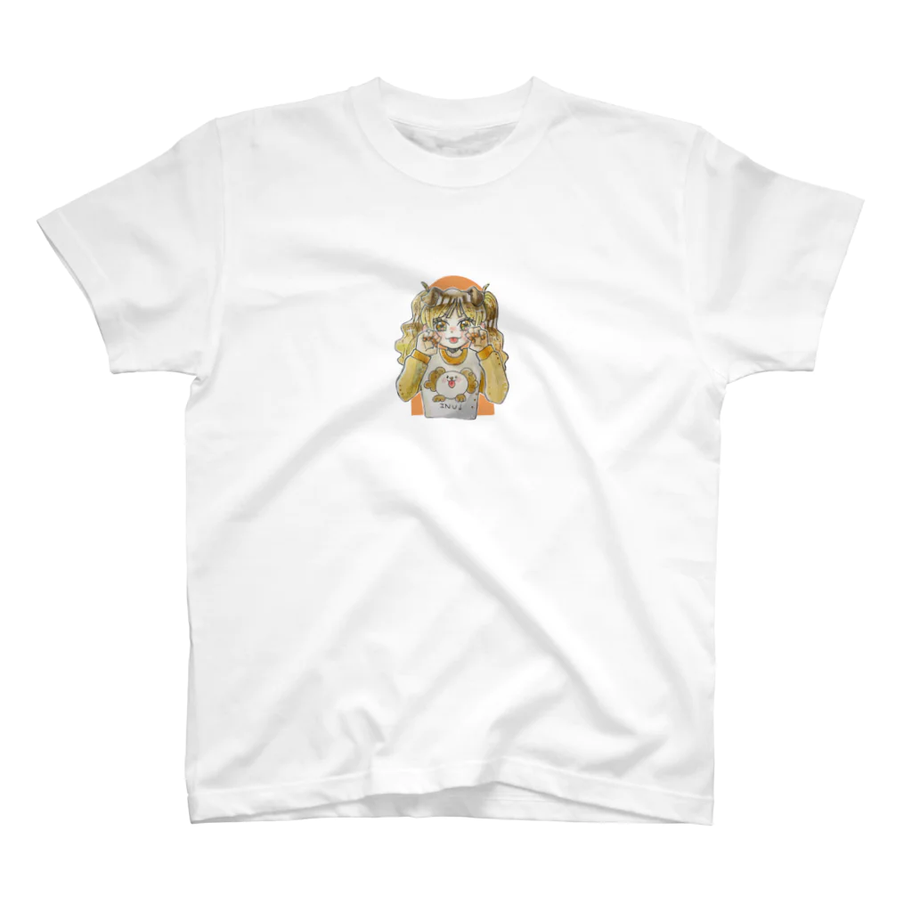 🐻 kumahana 🌷の🐶🍊 スタンダードTシャツ