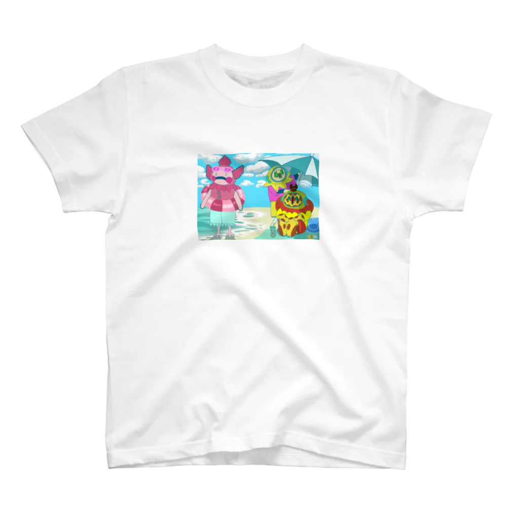 加工食品添加物の夏だ‼️海だ!! Regular Fit T-Shirt