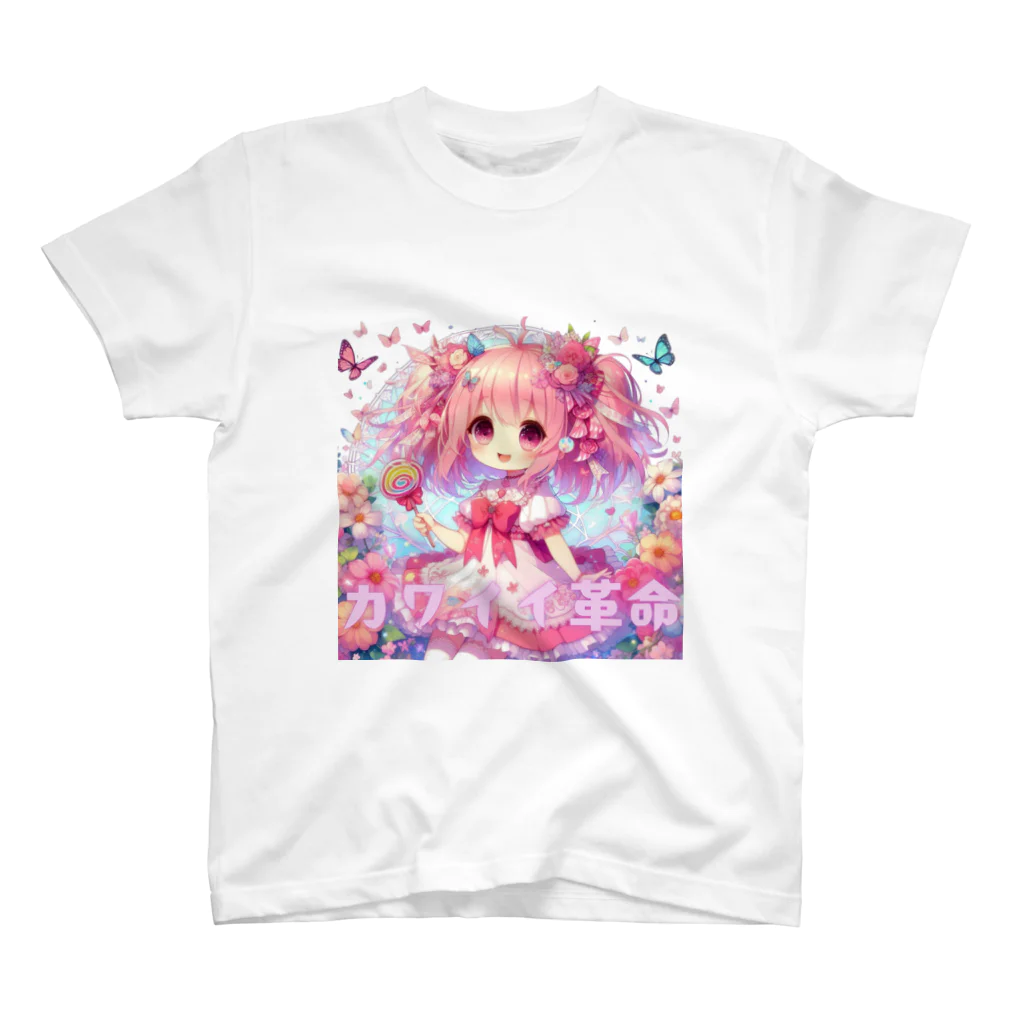 Samaleyのロリータ女の子　１２ スタンダードTシャツ