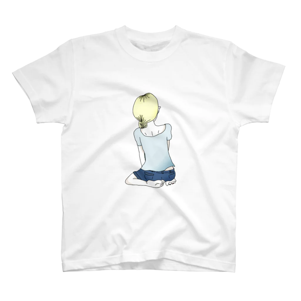 女ノ子ノ部屋のヘタリコム女ノ子 スタンダードTシャツ