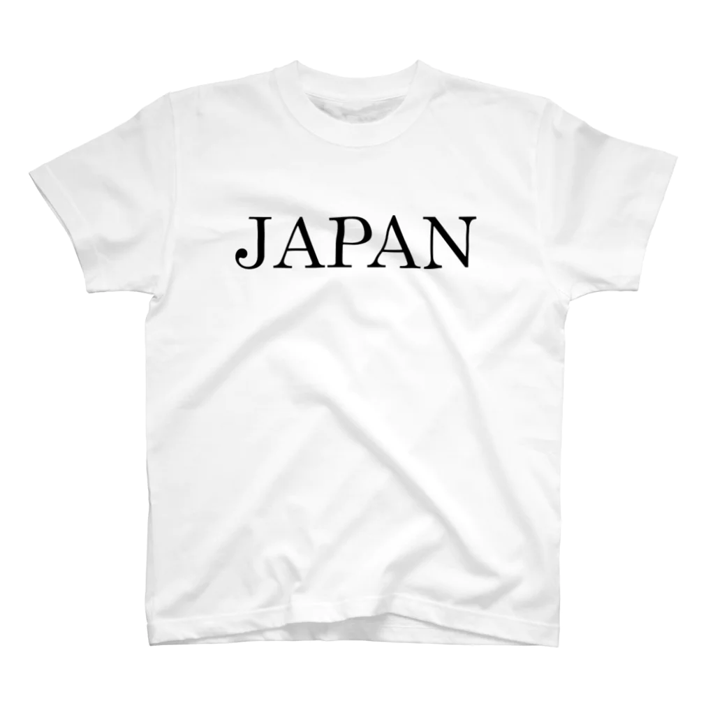 私事部のJAPAN　黒文字 スタンダードTシャツ