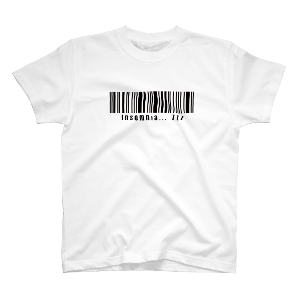 Insomnia...のバーコード Regular Fit T-Shirt