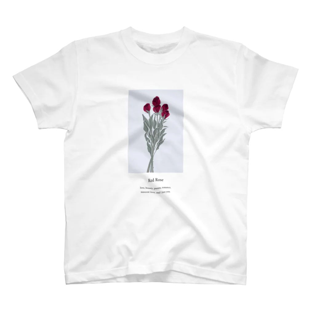 nulの花言葉 rose Regular Fit T-Shirt