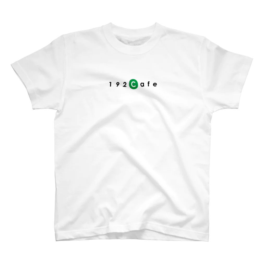 192Cafeの192CafeロゴTシャツ Green Regular Fit T-Shirt