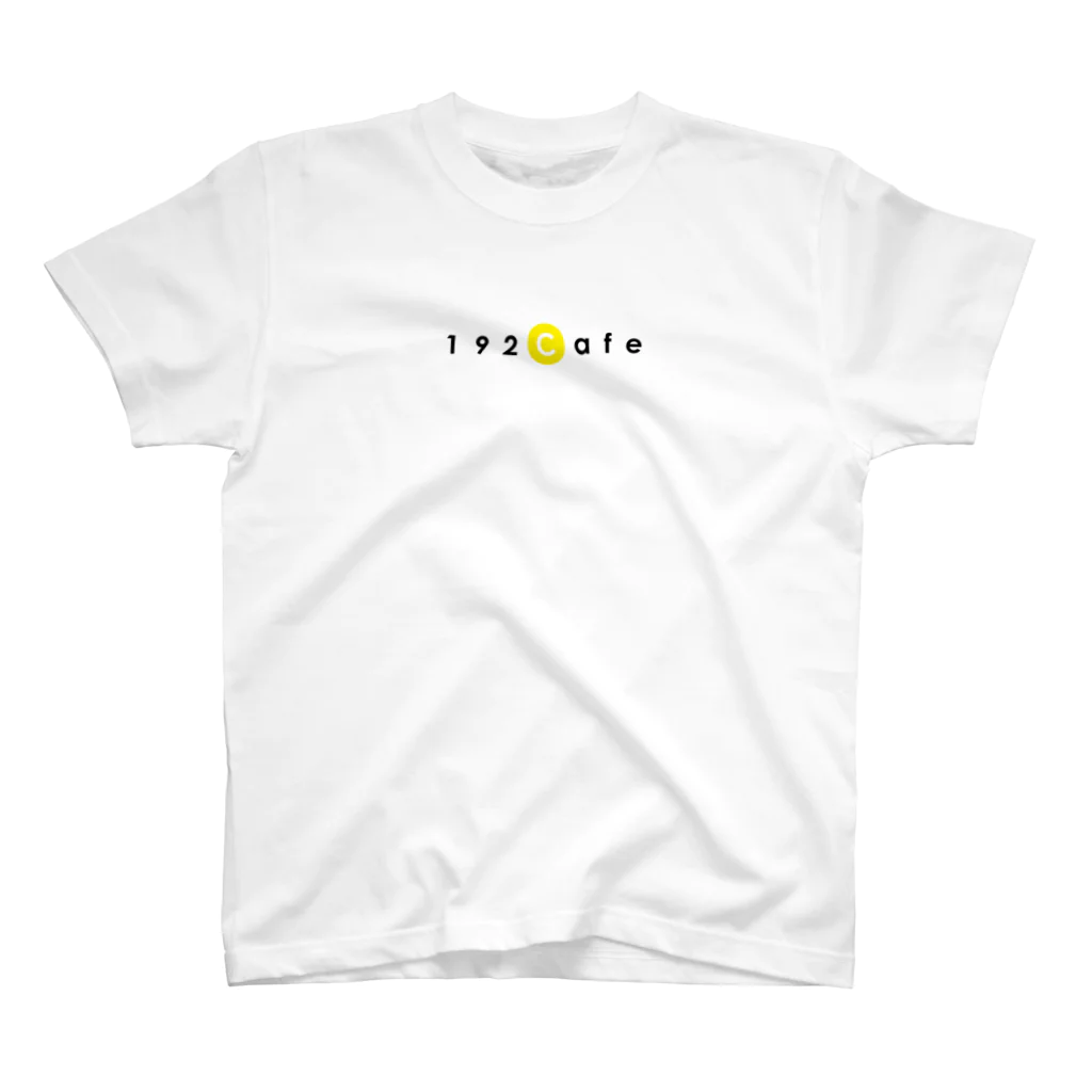 192Cafeの192CafeロゴTシャツ Yellow Regular Fit T-Shirt