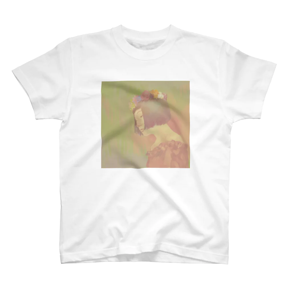 焼きマシュマロのflower Regular Fit T-Shirt